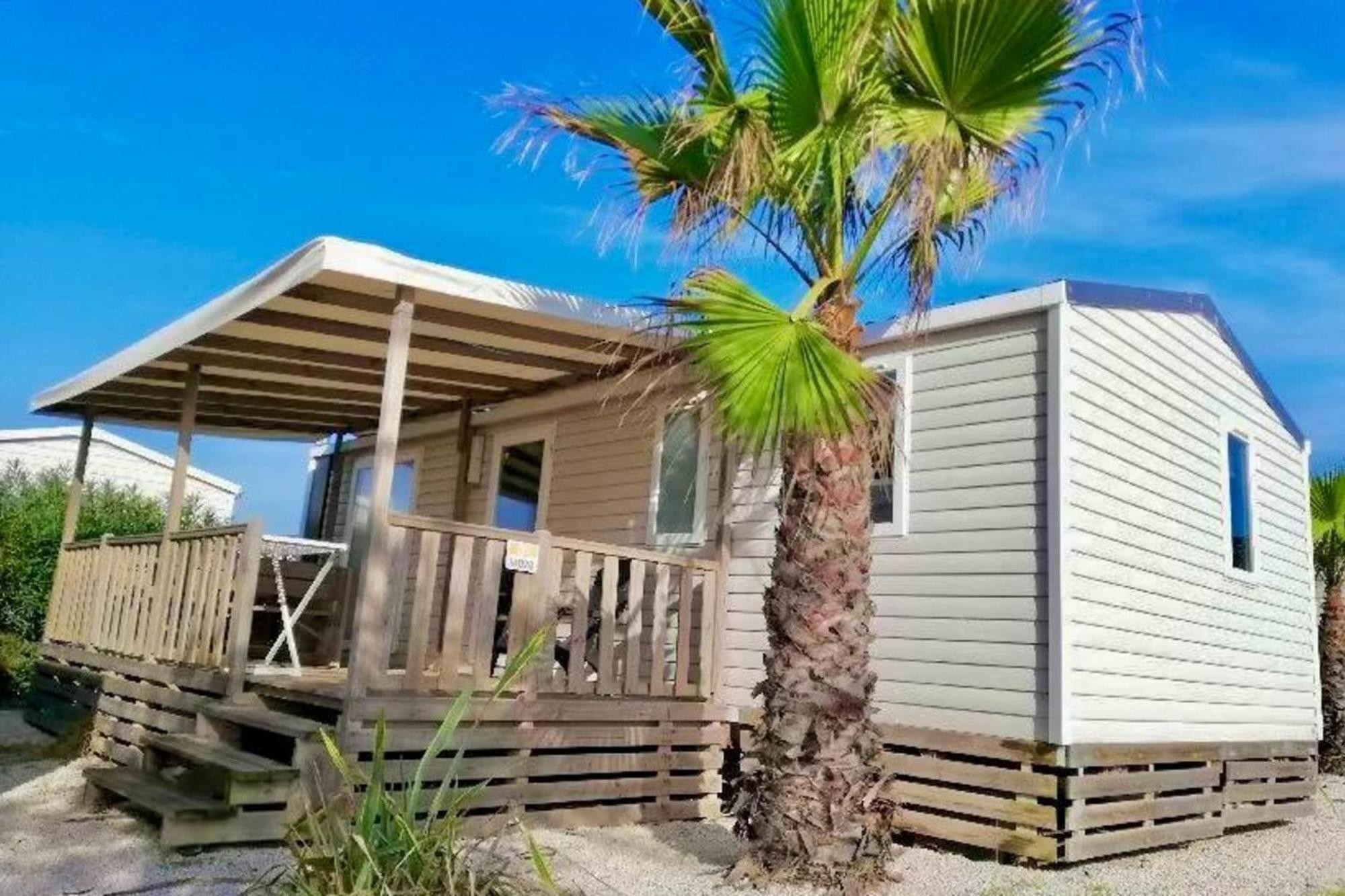 Mobile Home Camping Marvilla Parks Le Petit Mousse M028 Vias Eksteriør bilde